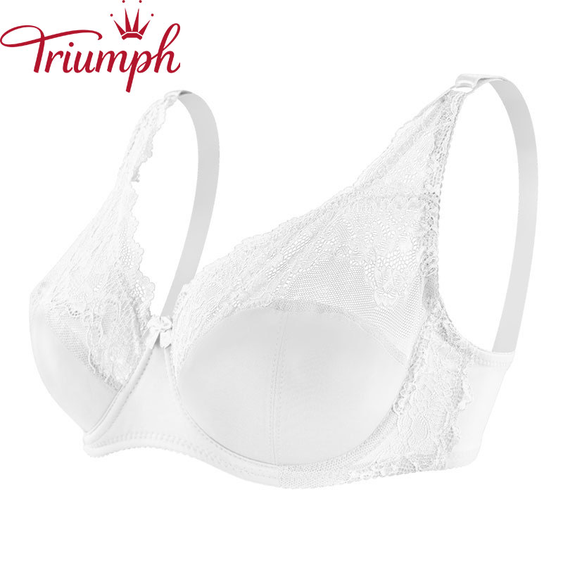 Triumph - Seksowny, oddychający koronkowy biustonosz push-up [75A-110E]