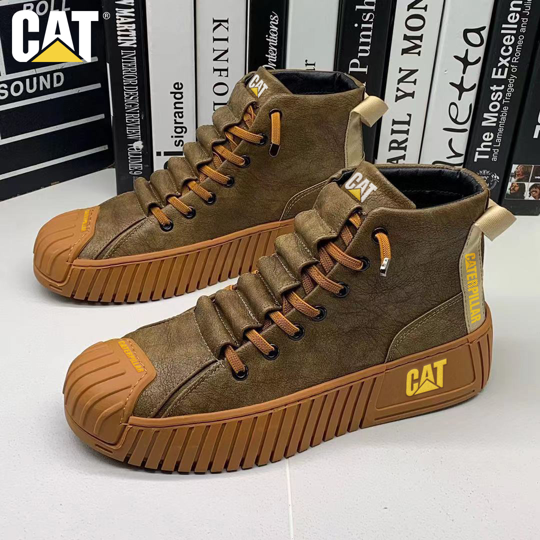 CAT®Men's Casual Shoes Lightweight leather ankle boots
