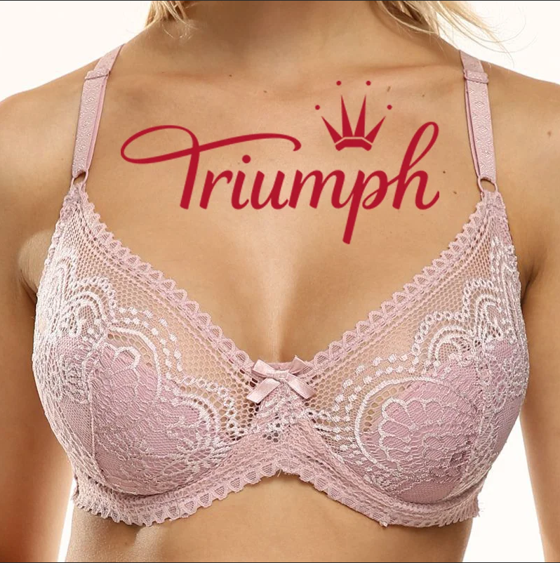 BIUSTONOSZ Z FRANCUSKIEJ KORONKI TRIUMPH [ROZMIAR 75-105]
