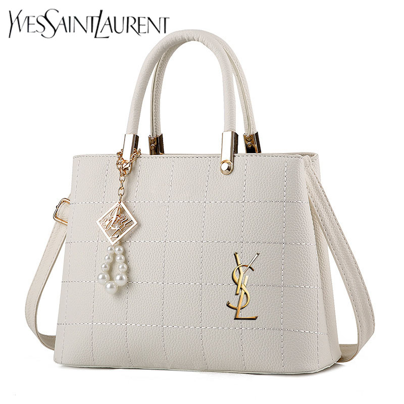 The new YSL® checkered women's shoulder bag