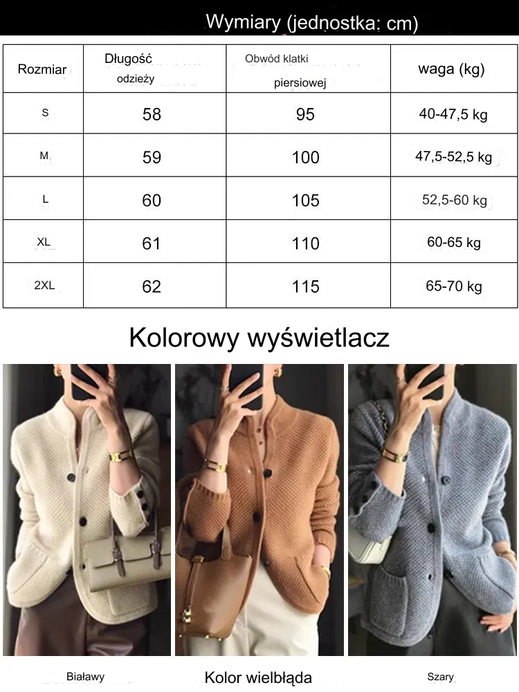 Elegantiškas retro prancūziškas kašmyro megztinis