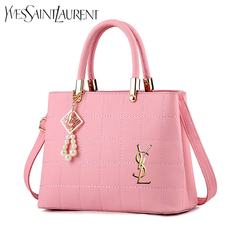 The new YSL® checkered women's shoulder bag