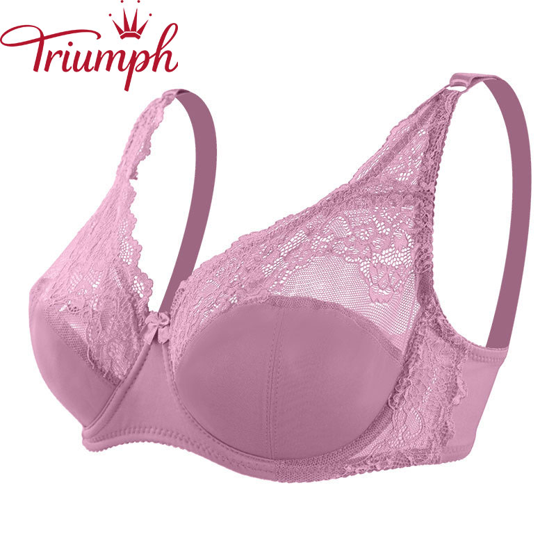 Triumph - Seksowny, oddychający koronkowy biustonosz push-up [75A-110E]