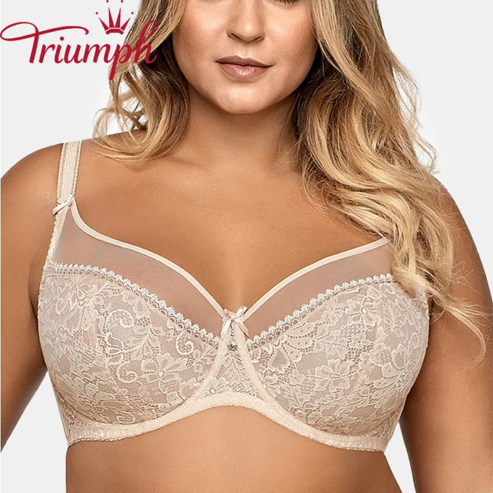 Triumph 🔥Sutien delicat din dantela brodata【75A-110E】