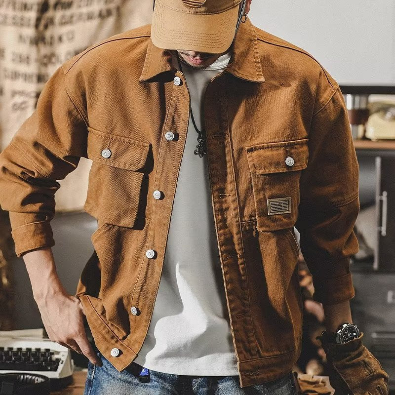 UrbanExplorer™ Stylish Men's Cargo Jacket