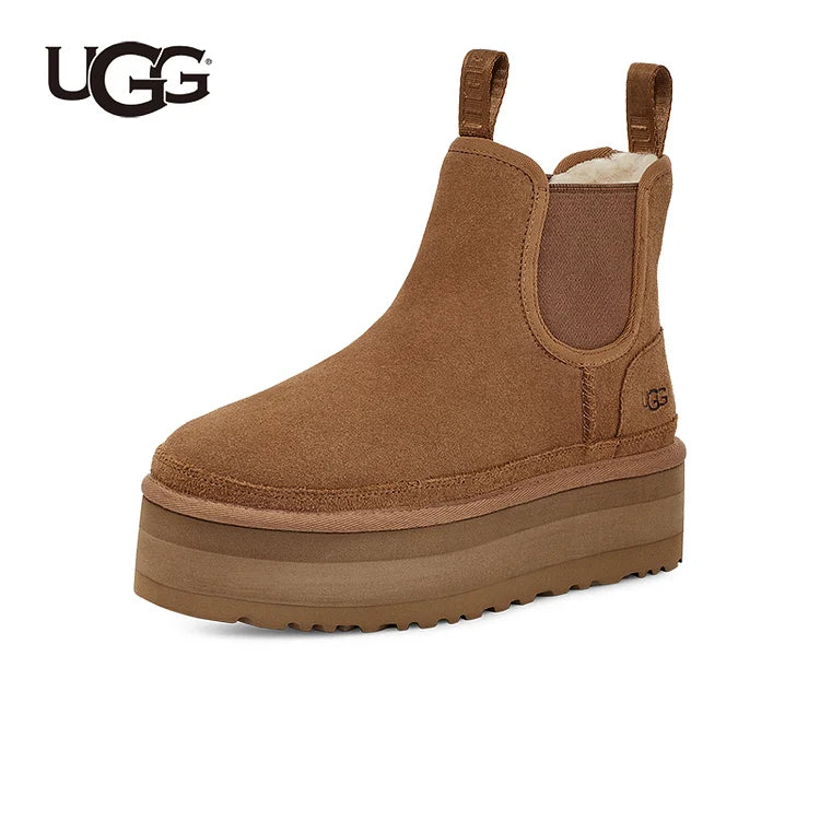 WYGODNE BUTY ZIMOWE UGG® DAMSKIE Z GRUBĄ PODESZWĄ