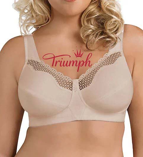 Triumph - (3 szt.)💥Nieregularny, modny biustonosz bez fiszbin