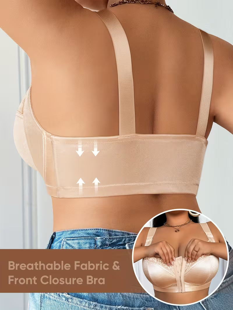 👙TRIAUMPH – [4 pcs.]🔥50% full coverage women's bra for plus size women - Plus size bra with expressive proportions