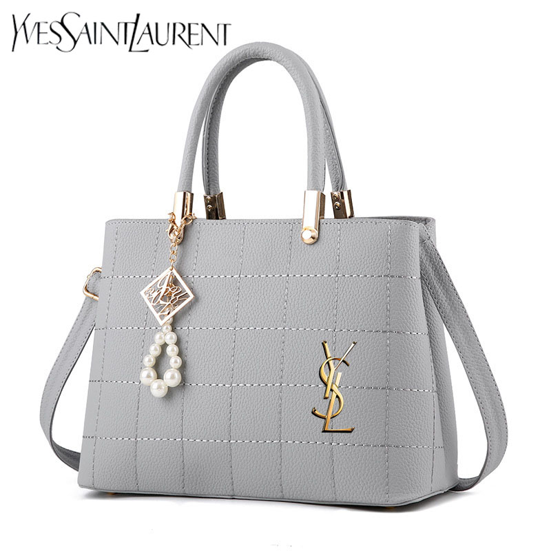 The new YSL® checkered women's shoulder bag