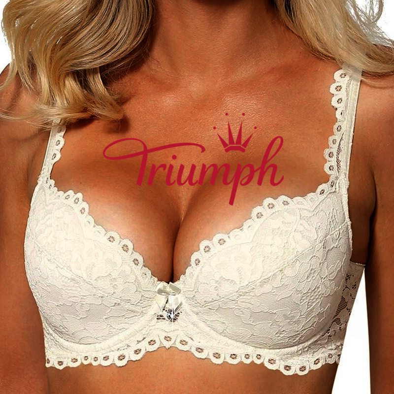 Triumph® — 4 sztuki 💖50% taniej✨2025 Nowy seksowny, regulowany biustonosz z dużą koronką [65A-120H]