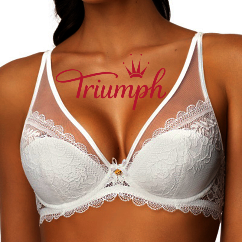 Triumph® – 3 kusy💖50% sleva✨2024 nový styl krajkové sexy push-up velké podprsenky[65A-120H]