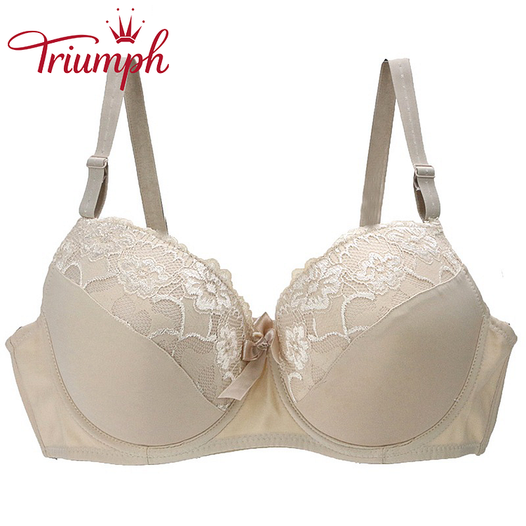 Triumph - 3 szt. 💥Cienka, haftowana bielizna z głębokim dekoltem w kształcie litery V [75A-110E]