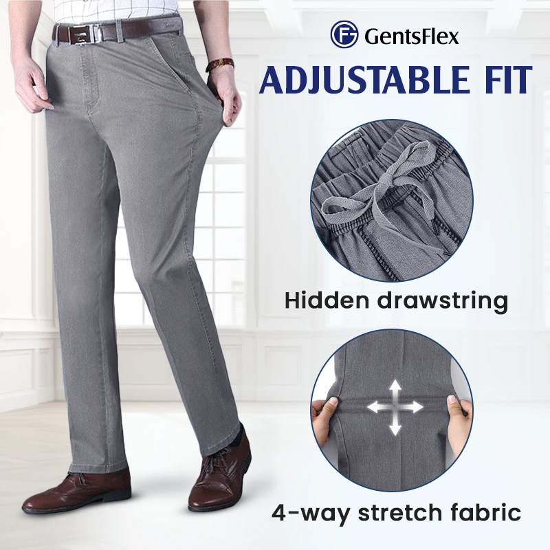 GentsFlex - Flexible Waist Straight Fit Comfort Denim