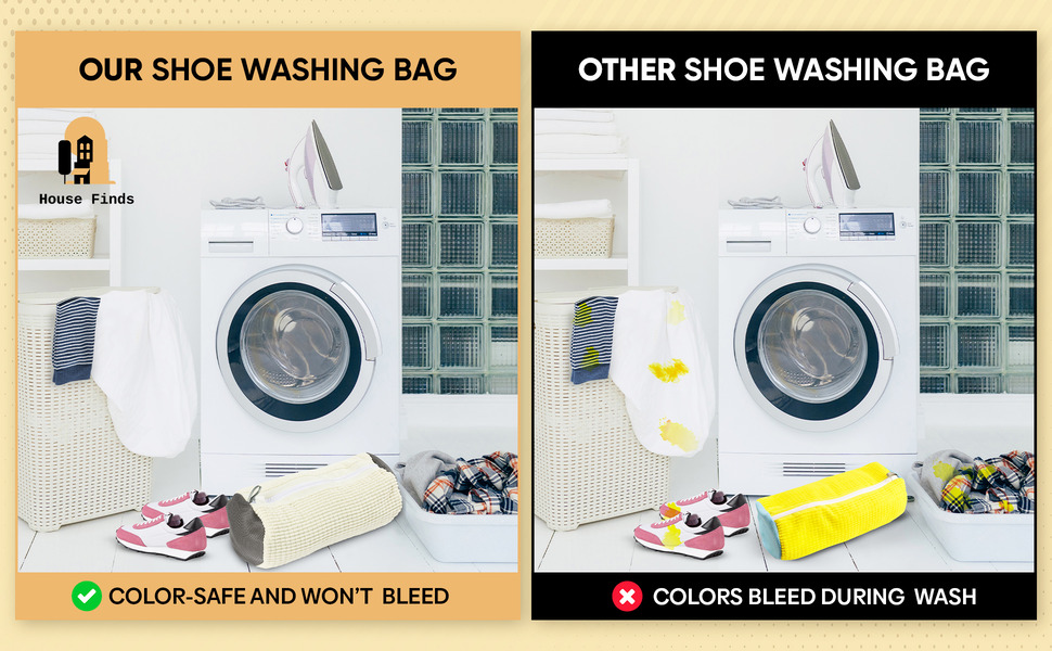 Shoe Washing Machine Bag