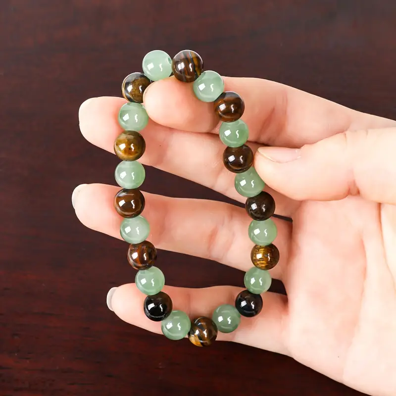 relaxing success enhancing     beaded stretch unisex jewelry for   wellness wealth and   details 4