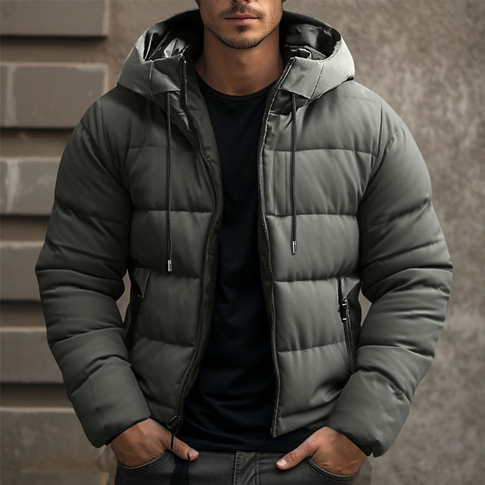 Men’s Hooded Puffer Jacket