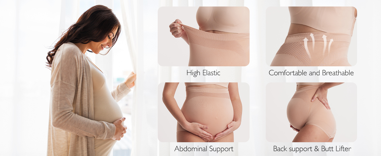  Maternity High Waist Underwear