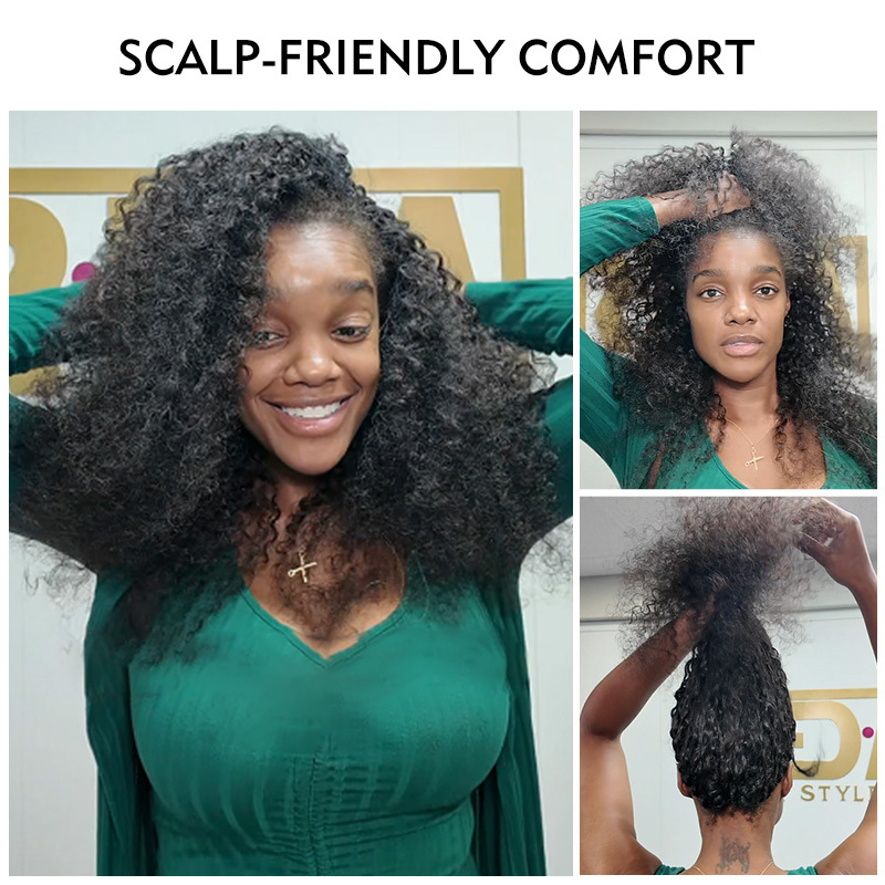 Pre-Separated Feather Crochet Human Hair for Miracle Knots Boho Braids | Burmese Curly Protective Style ads