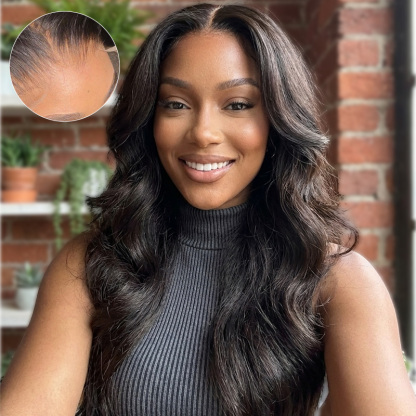 Raw Hair 13x4/13x6 HD Closure Wigs Body Wave Layered Wig  200% Density