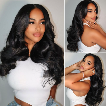 Raw Hair Wigs Loose Wave Lace Frontal Wig Swiss HD Lace Wigs Human Hair Natural And Realistic Invisible Lace Wig