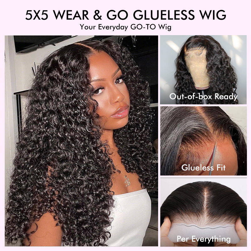 Raw Hair Burmese Curls 2x6 4x4 5x5 6x6 7x7 HD Closure Wigs New Fashion