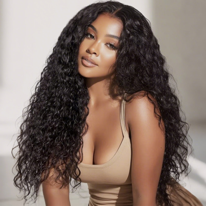 Raw human hair water wave hair bundle wholesale unprocessed bundle deal 1 bundle/ 3 bundle /4 bundle