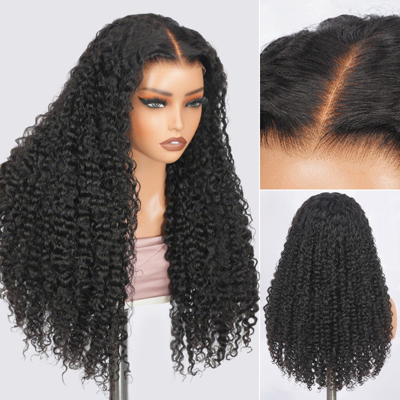 Raw Hair Burmese Curls Wigs 13x4 13x6 Frontal Wig New Fashion