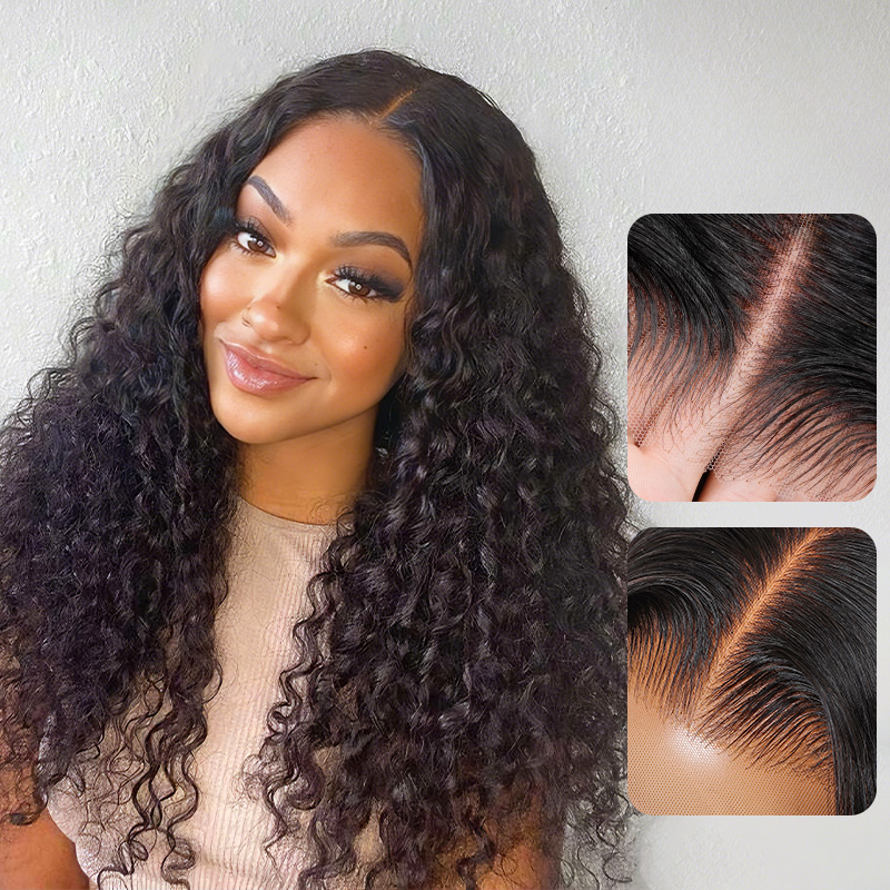 Best Raw Hair Wet Wavy Wig New Style Glueless Wig 7x7 6x6 5x5 Pre Cut Lace Closure Wig