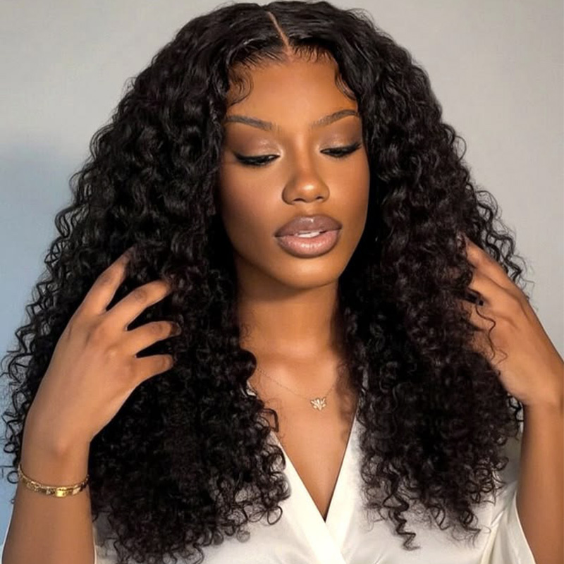 Raw Hair Burmese Curls Wigs 13x4 13x6 Frontal Wig New Fashion