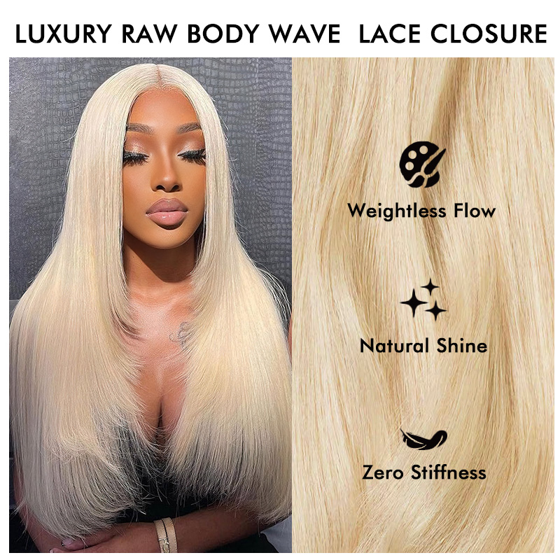 6X6" Lace Closure vietnamese 613 Hair