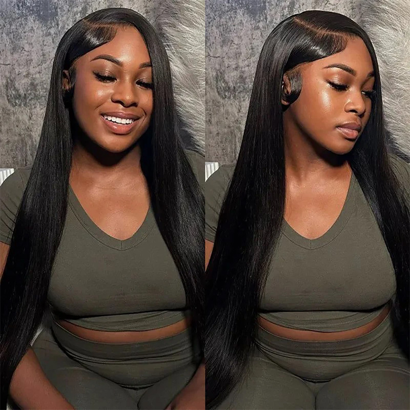 Burmese Hair Straight  Lace Frontal