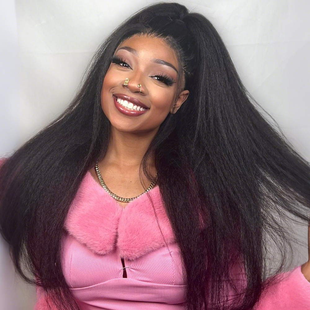 Burmese Kinky Straight  Hair Bundles