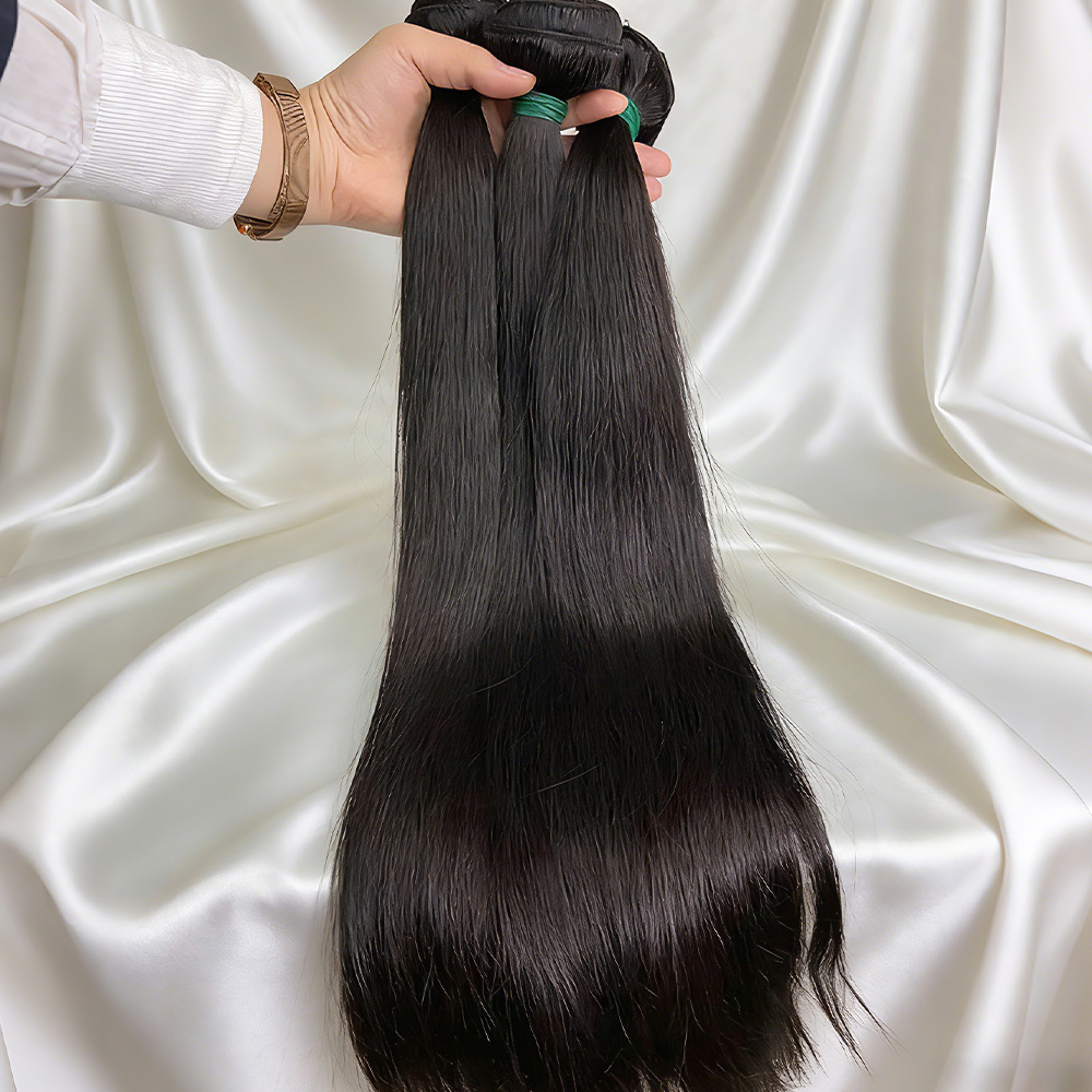 Straight one donor hair top grade raw hair bundle natural color unprocessed hair bundle deal 1 bundle/ 3 bundle /4 bundle