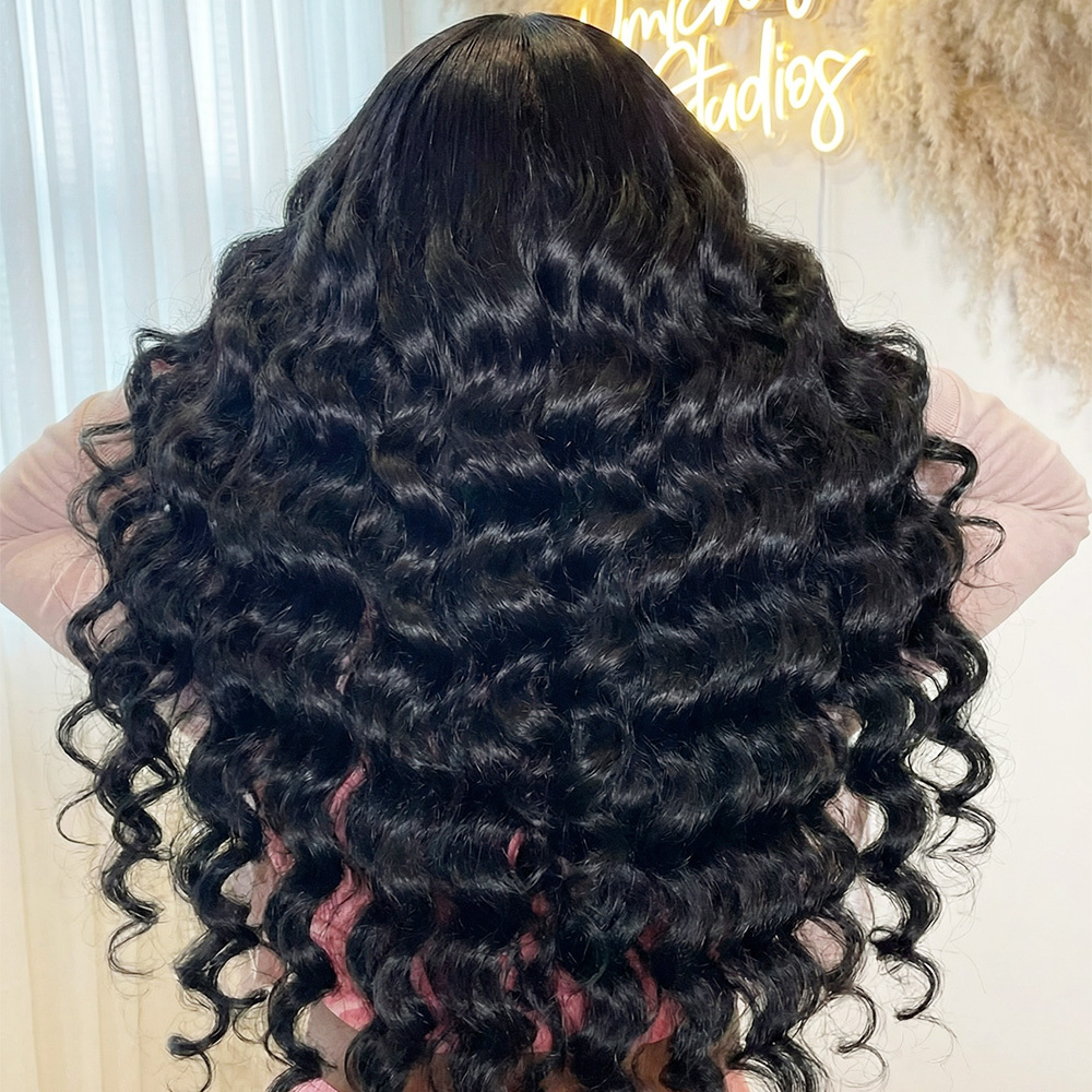 Raw hair Loose deep wave top grade wholesale Unprocessed Hair Bulk Bundles deal 1 bundle/ 3 bundle /4 bundle