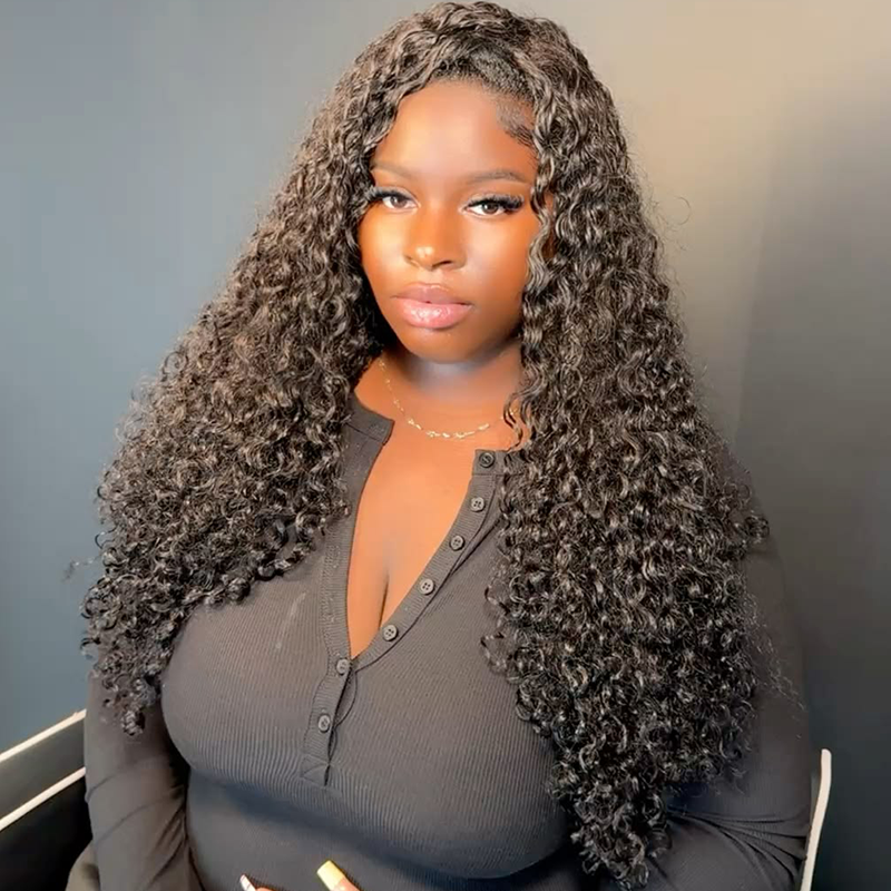 Luxury Raw Hair  Curly Wave Lace Frontal