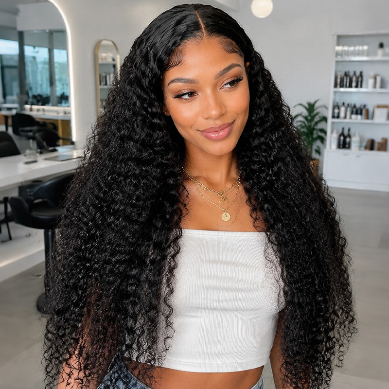 Burmese Hair Curly Wave Lace Closure