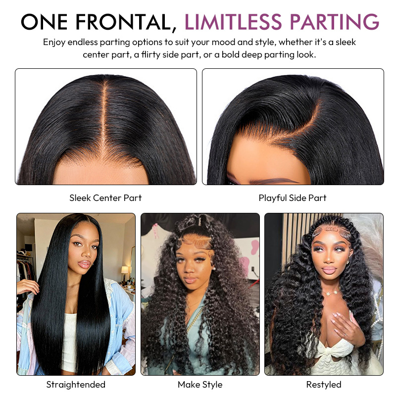 Luxury Raw Hair  Water Wave Lace Frontal