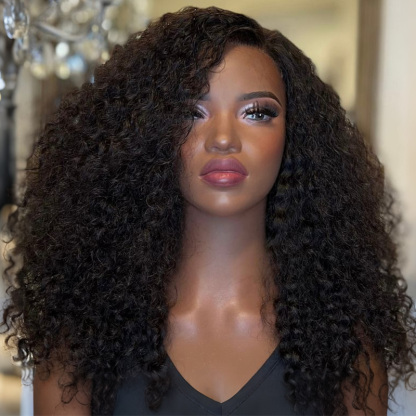 Raw Hair Burmese Curls Wigs 13x4 13x6 Frontal Wig New Fashion