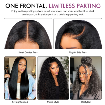 Luxury Raw Hair  Curly Wave Lace Frontal