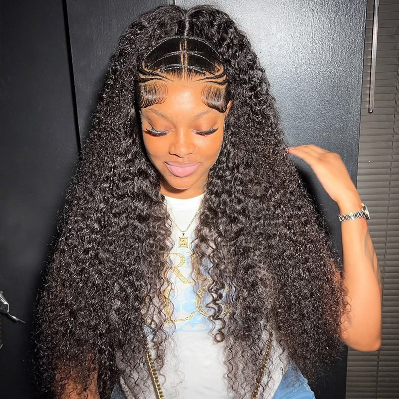 Burmese Hair Water Wave  Lace Frontal