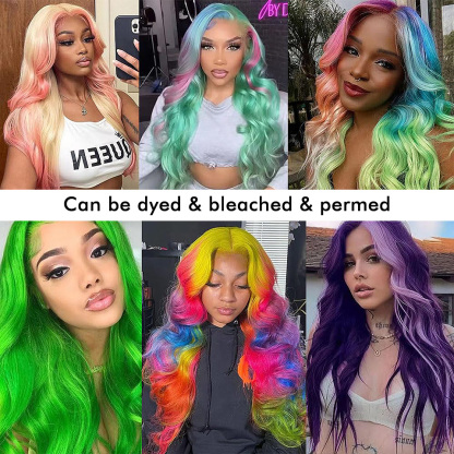 Raw Hair & Virgin Hair Straight 613 Blonde 2x6 HD Closure Wig