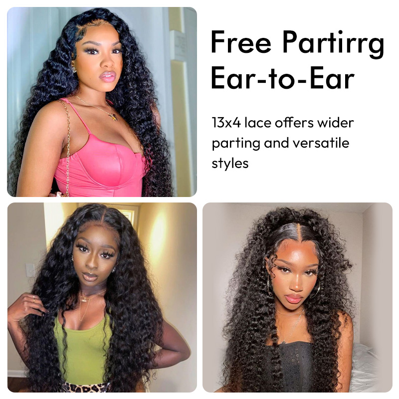 Luxury Raw Hair  Deep Wave Lace Frontal