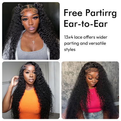 Luxury Raw Hair  Curly Wave Lace Frontal