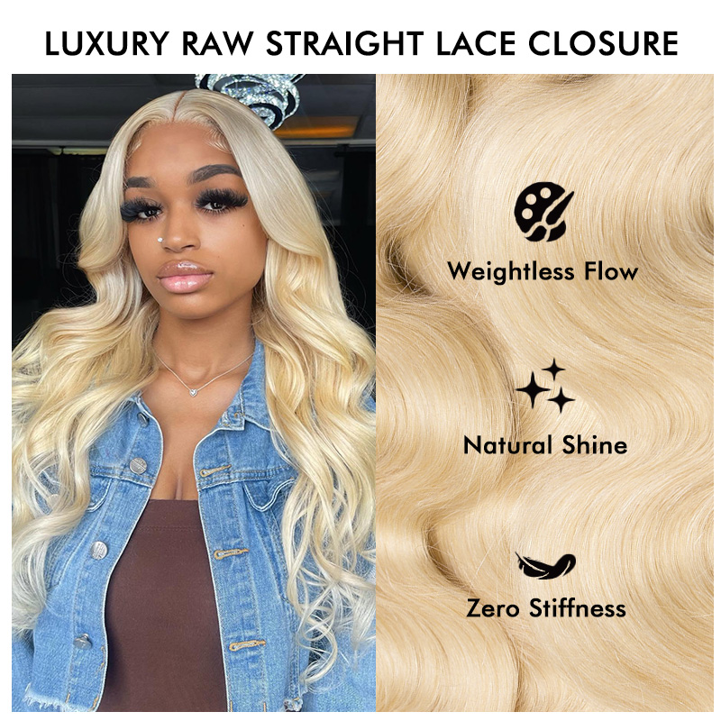 6X6" Lace Closure vietnamese 613 Hair