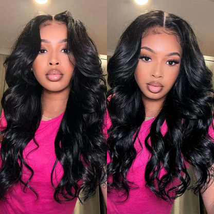 Raw Hair 13x4/13x6 HD Closure Wigs Body Wave Layered Wig  200% Density