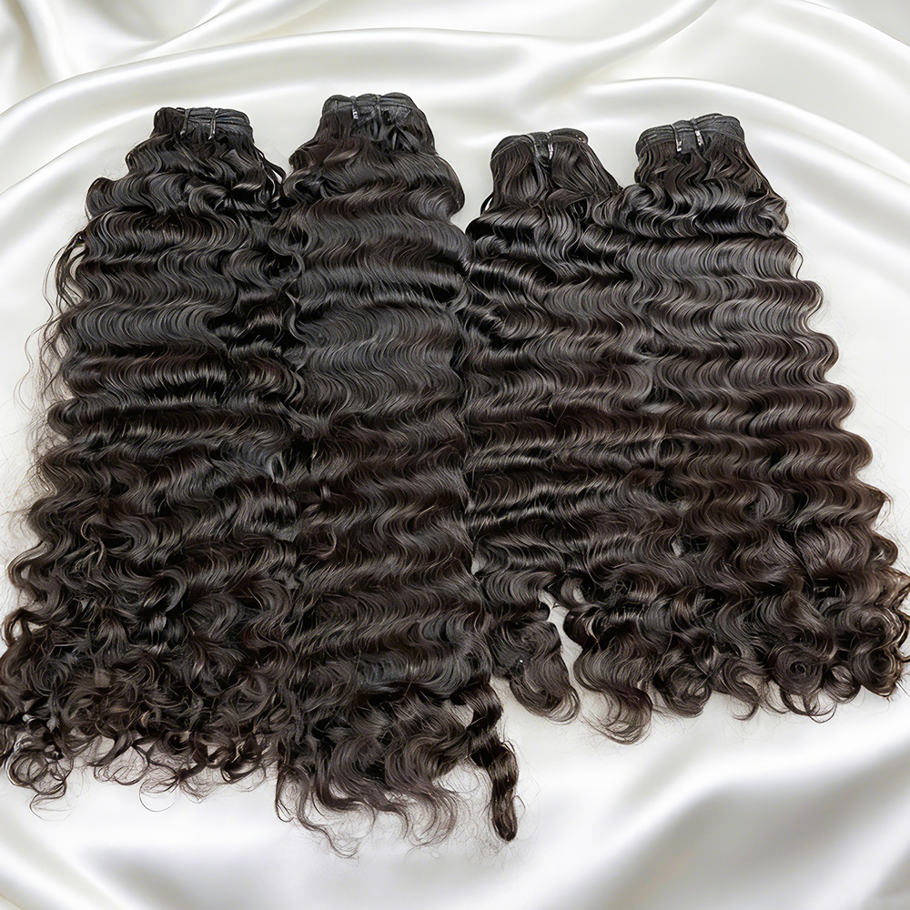 Raw Burmese hair Best quality Burmese curly Bundles From One Donor