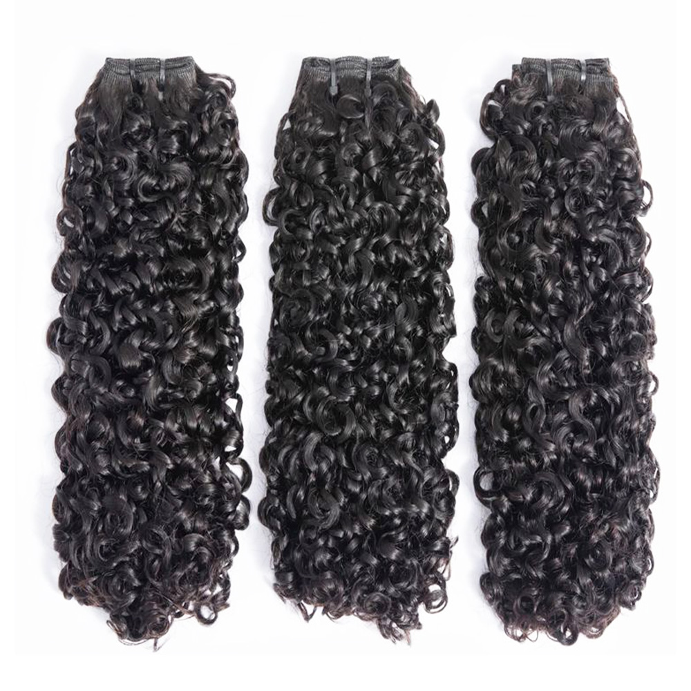 Best Curly hair Raw hair wholesale unprocessed hair bundle deal 1 bundle/ 3 bundle /4 bundle
