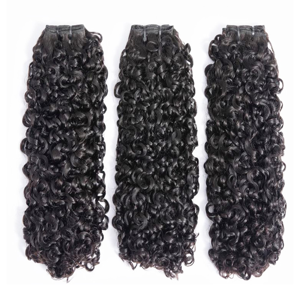Best Curly hair Raw hair wholesale unprocessed hair bundle deal 1 bundle/ 3 bundle /4 bundle