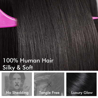 Raw Hair Straight Lace Frontal Wigs Glueless Human Hair Wigs Pre Plucked HD 13x6 13x4 200% Density Wig