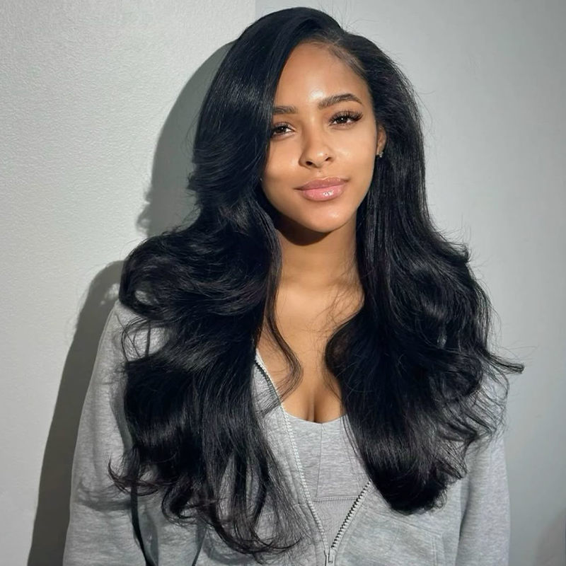 Raw Hair Wigs Loose Wave Lace Frontal Wig Swiss HD Lace Wigs Human Hair Natural And Realistic Invisible Lace Wig